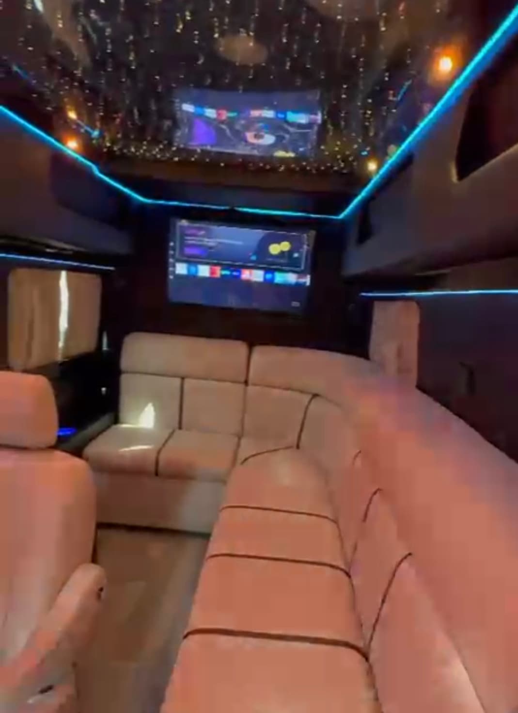 Mercedes Benz party bus